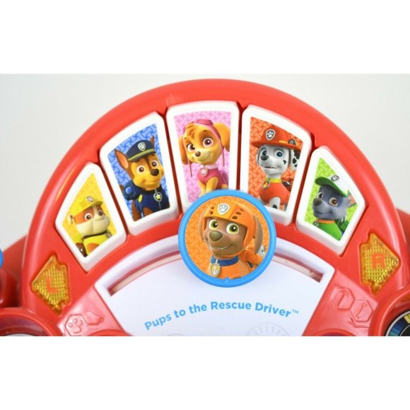 VTech Nickelodeon Paw Patrol Pups To The Rescue Driver Talking Toy Wheel - Picture 4 of 6